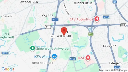 Houses for rent i Antwerp Wilrijk - kort over placeringen