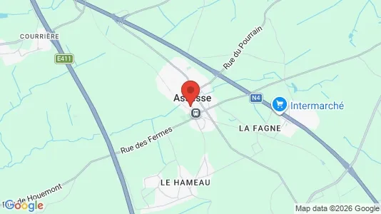 Houses for rent i Assesse - kort over placeringen