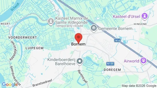 Houses for rent i Bornem - kort over placeringen