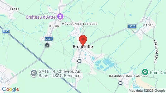 Houses for rent i Brugelette - kort over placeringen
