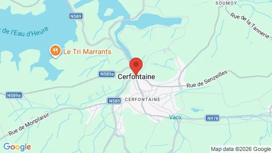 Houses for rent i Cerfontaine - kort over placeringen