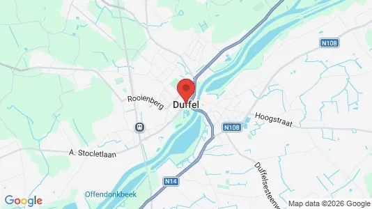 Apartments for rent i Duffel - kort over placeringen