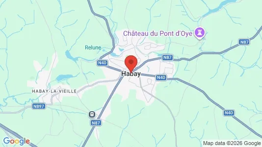 Houses for rent i Habay - kort over placeringen