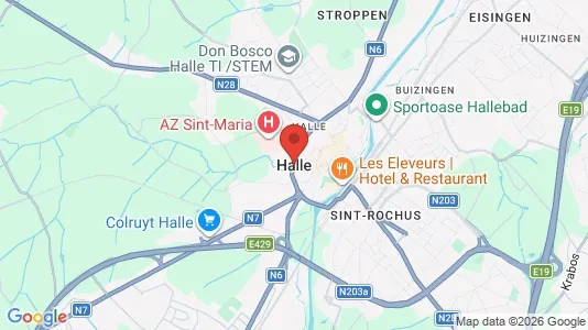 Houses for rent i Halle - kort over placeringen