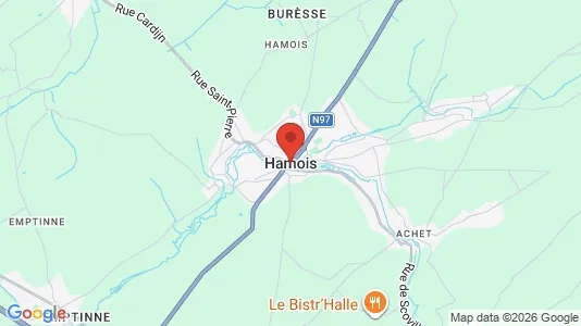 Houses for rent i Hamois - kort over placeringen