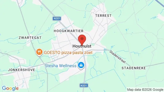 Apartments for rent i Houthulst - kort over placeringen