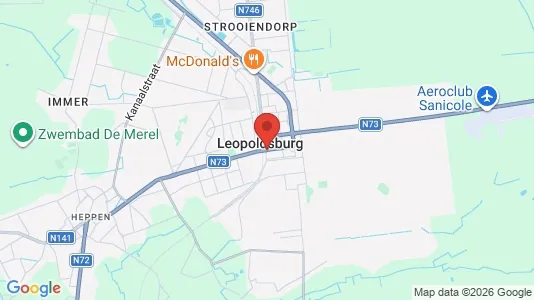 Houses for rent i Leopoldsburg - kort over placeringen