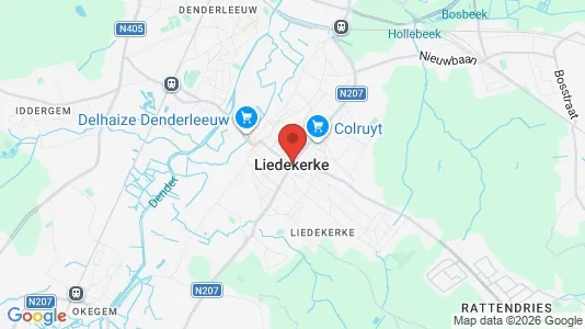 Apartments for rent i Liedekerke - kort over placeringen