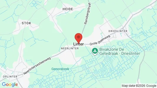 Houses for rent i Linter - kort over placeringen
