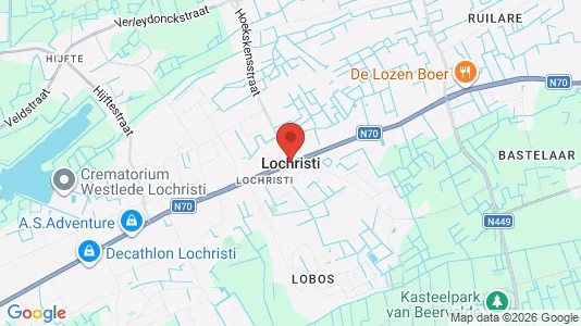 Houses for rent i Lochristi - kort over placeringen