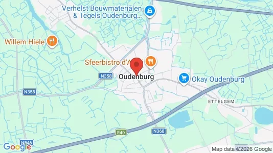 Apartments for rent i Oudenburg - kort over placeringen