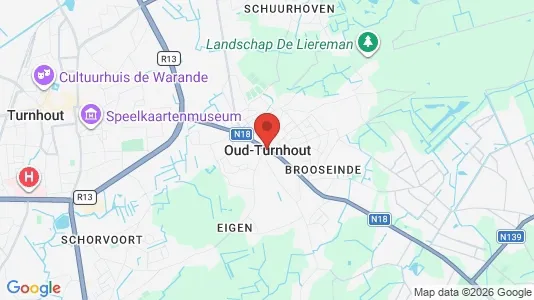 Houses for rent i Oud-Turnhout - kort over placeringen