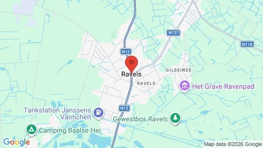 Houses for rent i Ravels - kort over placeringen