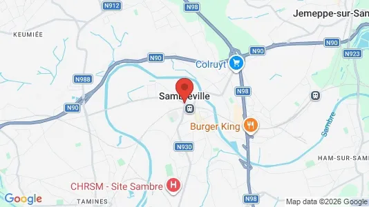 Apartments for rent i Sambreville - kort over placeringen