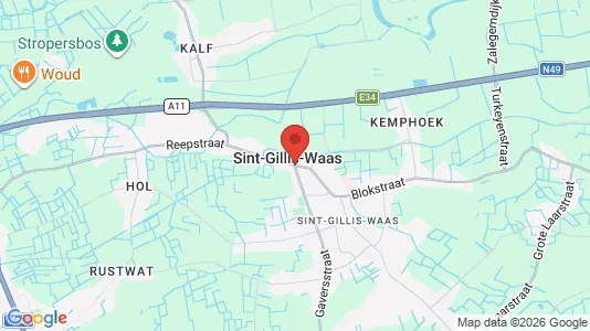 Apartments for rent i Sint-Gillis-Waas - kort over placeringen