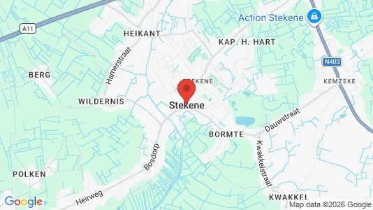 Houses for rent i Stekene - kort over placeringen