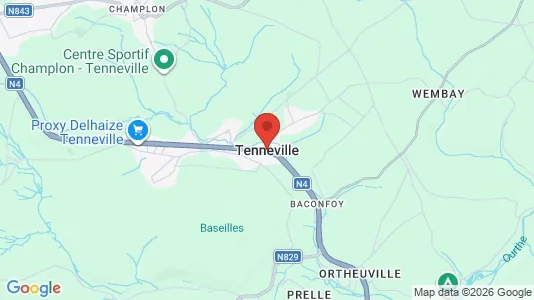 Houses for rent i Tenneville - kort over placeringen