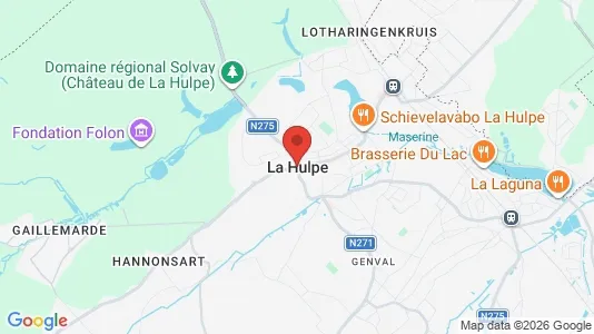 Houses for rent i Terhulpen - kort over placeringen