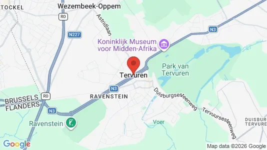 Houses for rent i Tervuren - kort over placeringen