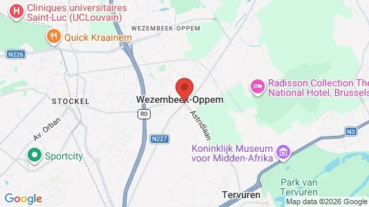 Houses for rent i Wezembeek-Oppem - kort over placeringen