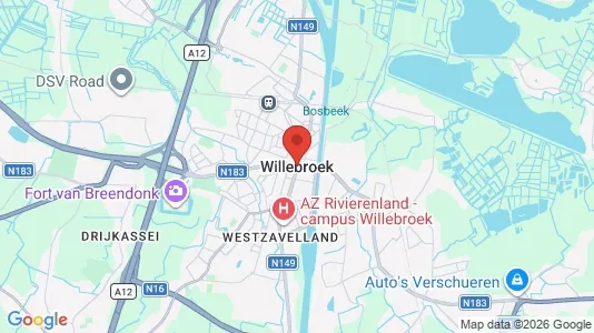 Apartments for rent i Willebroek - kort over placeringen