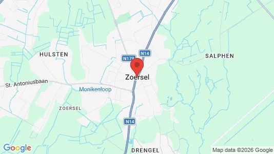 Houses for rent i Zoersel - kort over placeringen
