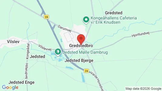 Houses for rent i Gredstedbro - kort over placeringen