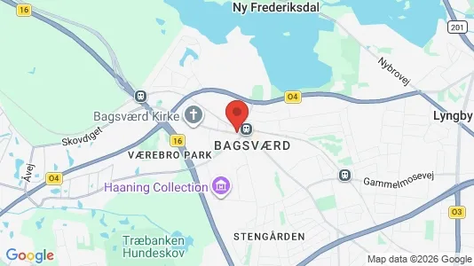 Apartments for rent i Bagsværd - kort over placeringen