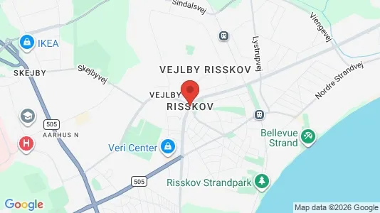 Houses for rent i Risskov - kort over placeringen