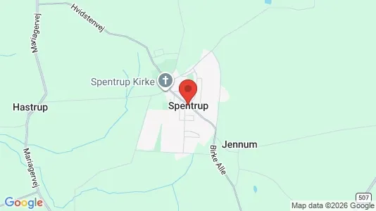 Houses for rent i Spentrup - kort over placeringen