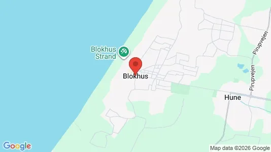 Apartments for rent i Blokhus - kort over placeringen