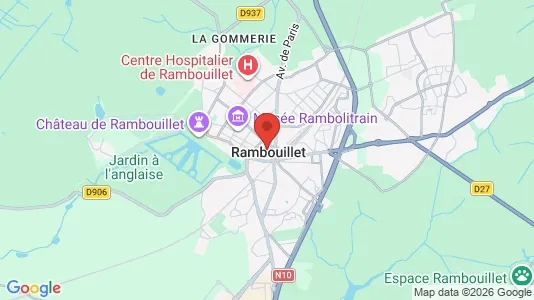 Apartments for rent i Rambouillet - kort over placeringen