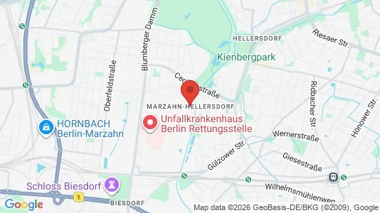 Apartments for rent i Berlin Marzahn-Hellersdorf - kort over placeringen