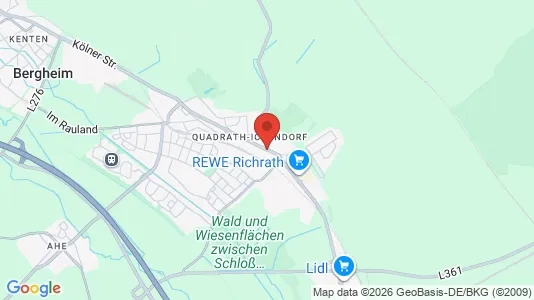 Apartments for rent i Rhein-Erft-Kreis - kort over placeringen