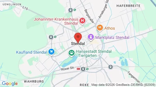 Apartments for rent i Stendal - kort over placeringen