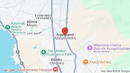 Apartments for rent i Elliniko-Argyroupoli - kort over placeringen