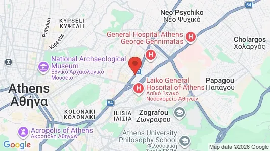 Apartments for rent i Athens Ampelokipoi - kort over placeringen