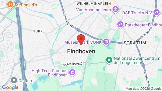 Apartments for rent i Eindhoven - kort over placeringen