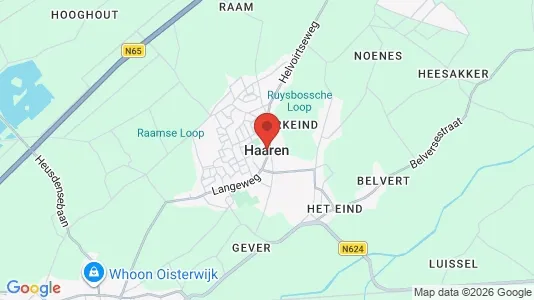 Apartments for rent i Haaren - kort over placeringen