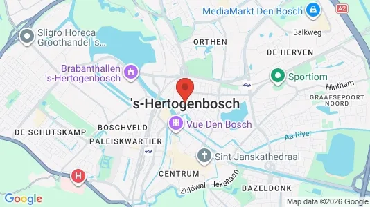 Houses for rent i Den Bosch - kort over placeringen
