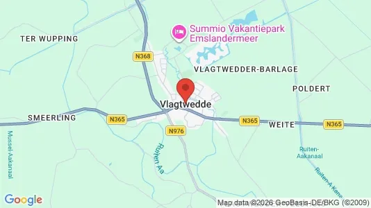 Houses for rent i Vlagtwedde - kort over placeringen