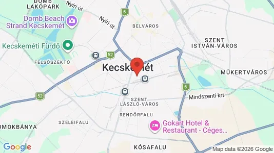 Houses for rent i Kecskeméti - kort over placeringen