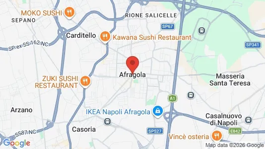 Apartments for rent i Afragola - kort over placeringen