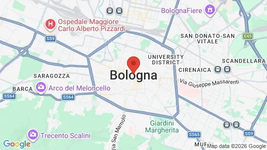 Rooms for rent i Bologna - kort over placeringen