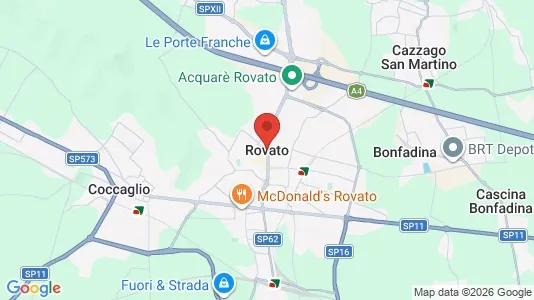Apartments for rent i Rovato - kort over placeringen