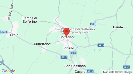 Apartments for rent i Solferino - kort over placeringen