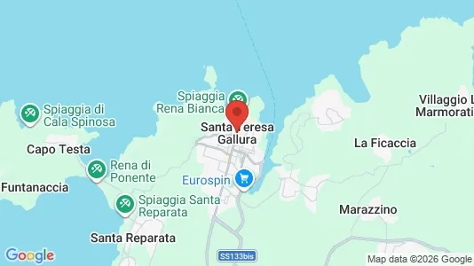 Apartments for rent i Santa Teresa Gallura - kort over placeringen