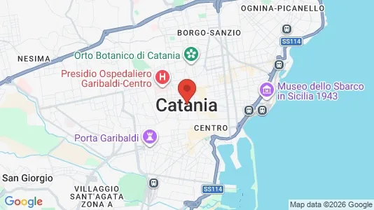 Houses for rent i Catania - kort over placeringen