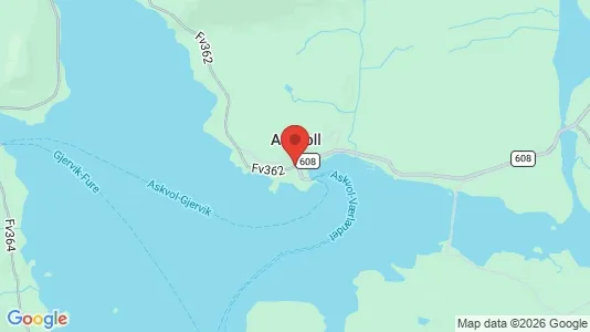 Houses for rent i Askvoll - kort over placeringen