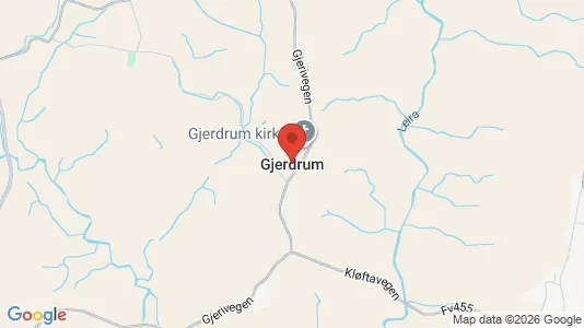 Houses for rent i Gjerdrum - kort over placeringen